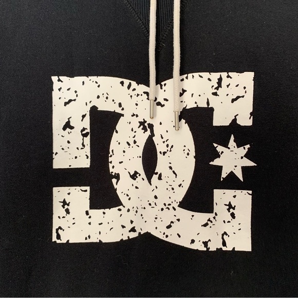 DC Shoes Black Pullover Hoodie Size Small - Picture 4 of 9
